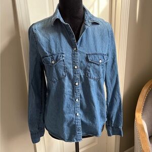Aeropostale Blue Button Down Shirt
